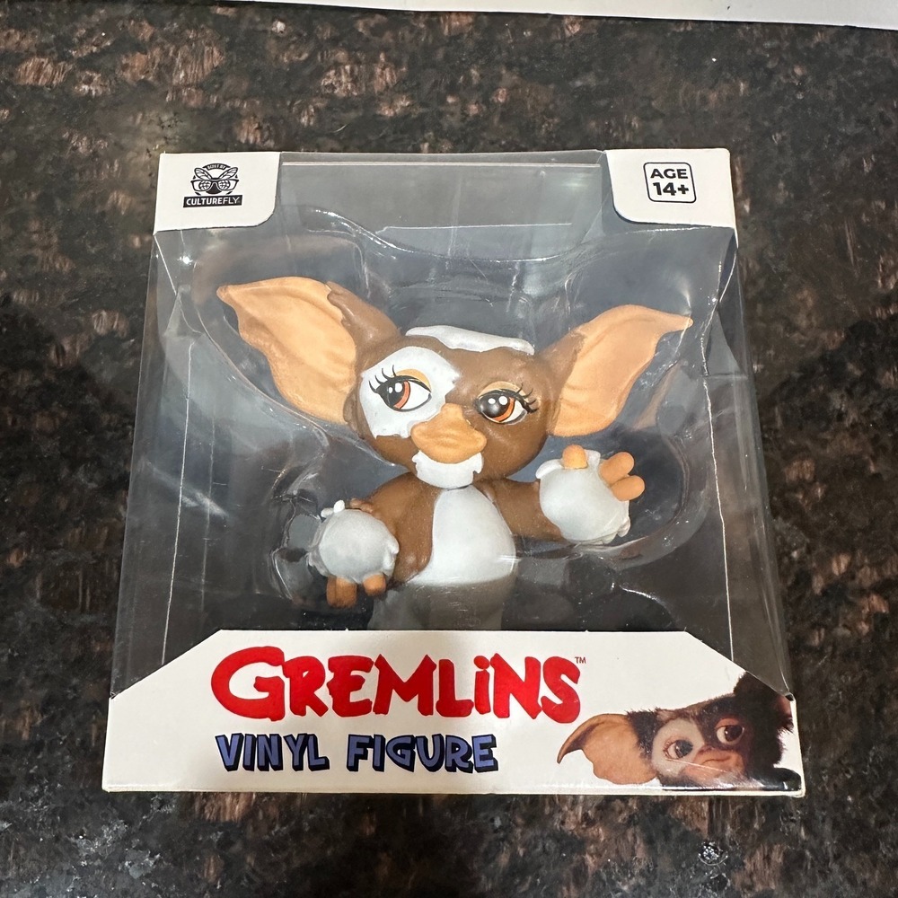 Vintage Gremlins Gizmo Vinyl Figure Culture Fly GEM007A Warner Bros NIB Sealed